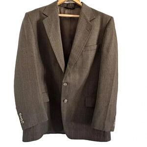 Warren Sewell sport jacket blazer suit jacket men's brown size 44L made in usa